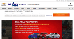 Desktop Screenshot of jefflungrenchevrolet.com